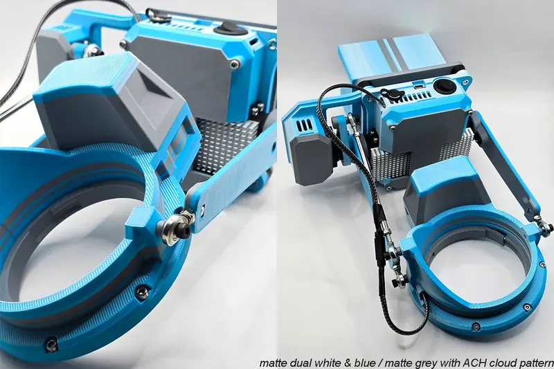 Dual White Blue