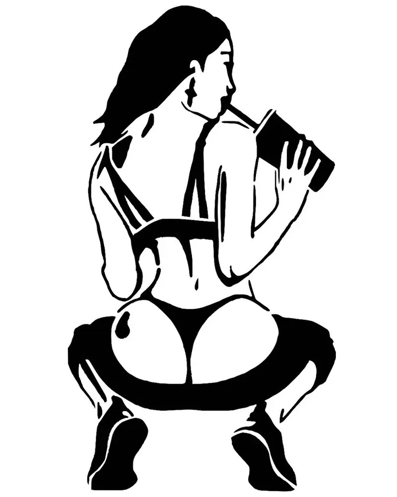 Supplied stencil artwork